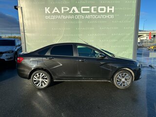 2017 Lada (ВАЗ) Vesta I, чёрный, 830000 рублей, вид 4