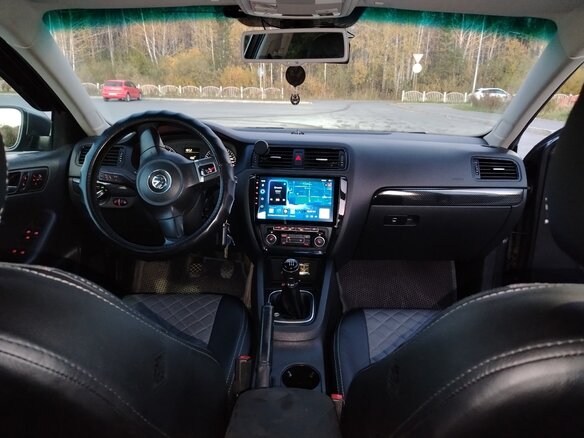 2012 Volkswagen Jetta VI, серый, 1000000 рублей - вид 12