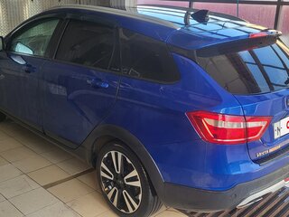 2021 Lada (ВАЗ) Vesta SW I, синий, 1350000 рублей, вид 4