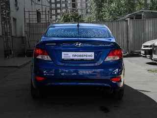 2011 Hyundai Solaris I, синий, 418000 рублей, вид 5