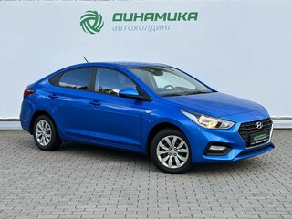 2019 Hyundai Solaris II, синий, 1495000 рублей, вид 3