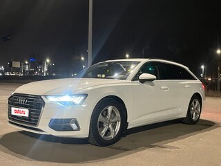 2019 Audi A6 40 TDI V (C8), белый, 3750000 рублей, вид 1