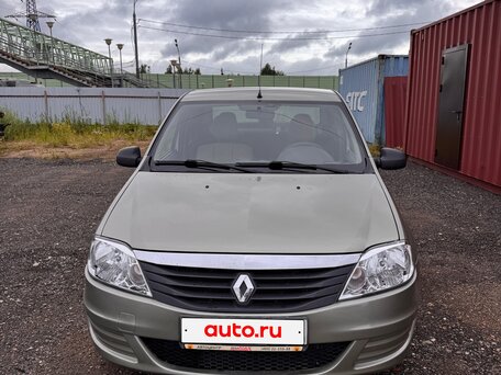 2012 Renault Logan I Рестайлинг, бежевый, 540000 рублей, вид 1