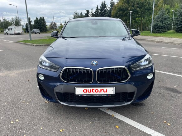 2018 BMW X2 xDrive28i I (F39), синий, 2200000 рублей - вид 4