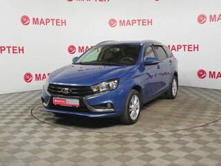 2018 Lada (ВАЗ) Vesta SW I, синий, 1030000 рублей, вид 1
