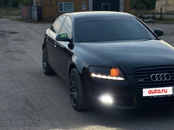 2010 Audi A6 III (C6) Рестайлинг, чёрный - вид 6