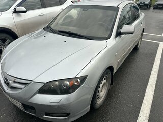 2008 Mazda 3 I (BK) Рестайлинг, серебристый, 580000 рублей, вид 2
