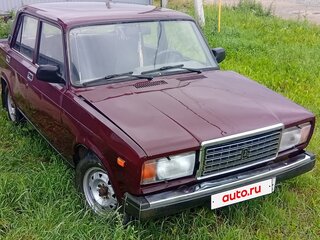 2005 Lada (ВАЗ) 2107, пурпурный, 112000 рублей, вид 1