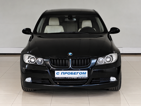 2007 BMW 3 серии 320i V (E90/E91/E92/E93), чёрный, 860000 рублей, вид 2