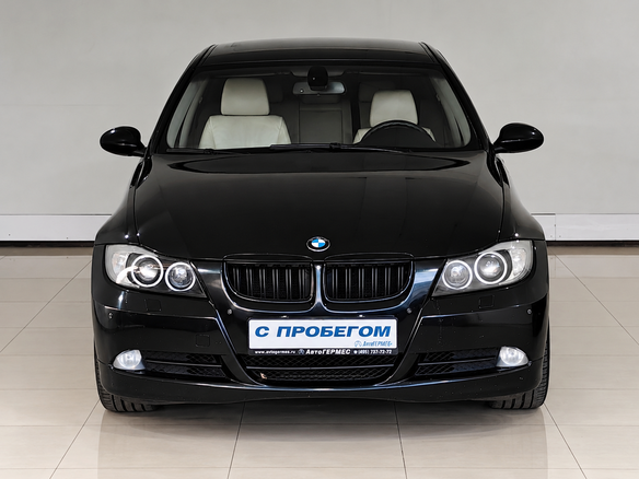 2007 BMW 3 серии 320i V (E90/E91/E92/E93), чёрный, 860000 рублей - вид 1
