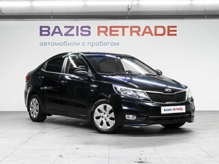 2015 Kia Rio III, чёрный, 850000 рублей, вид 3