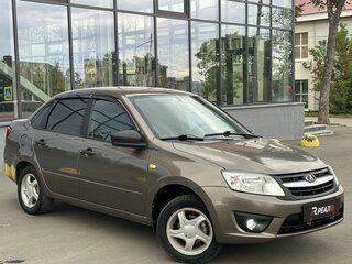 2017 Lada (ВАЗ) Granta I, коричневый, 399000 рублей, вид 4