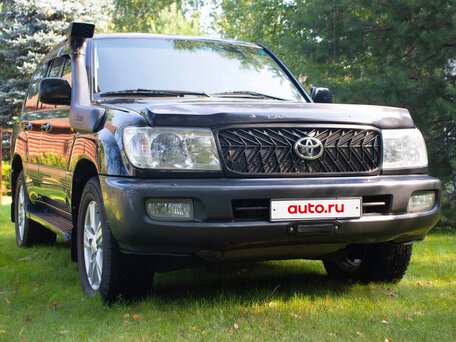 2007 Toyota Land Cruiser 100 Series Рестайлинг 2, чёрный, 3300000 рублей, вид 1
