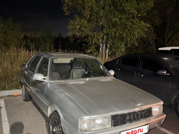 1986 Audi 80 III (B2), серебристый