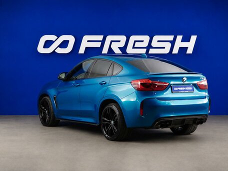 2017 BMW X6 M II (F86), голубой, 4149077 рублей, вид 2