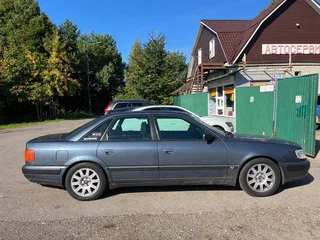 1991 Audi 100 IV (C4), синий, 300000 рублей, вид 1