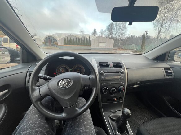 2008 Toyota Corolla X (E140, E150), синий - вид 3