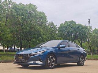 2023 Hyundai Elantra VII (CN7), синий, 1750000 рублей, вид 3