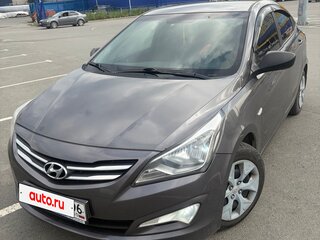 2015 Hyundai Solaris I Рестайлинг, серый, 720000 рублей, вид 1