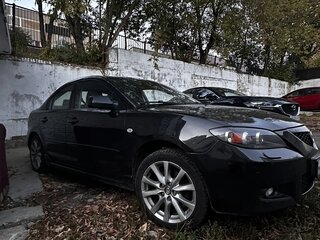 2008 Mazda 3 4-speed I (BK) Рестайлинг, чёрный, 530000 рублей, вид 1