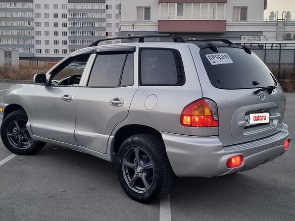 2001 Hyundai Santa Fe I, серебристый, 500000 рублей - вид 4