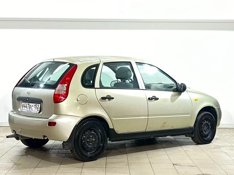 2008 Lada (ВАЗ) Kalina I, жёлтый, 159000 рублей, вид 4