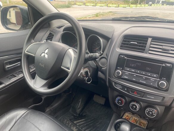 2014 Mitsubishi ASX I Рестайлинг, серый, 1300000 рублей - вид 5