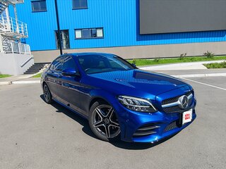 2018 Mercedes-Benz C-Класс 180 IV (W205) Рестайлинг, синий, 1960000 рублей, вид 4