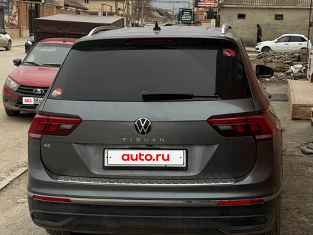 2023 Volkswagen Tiguan Allspace II Рестайлинг, синий, 3200000 рублей, вид 3