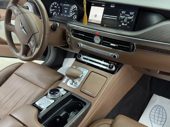2020 Genesis G90 I Рестайлинг, чёрный, 4900000 рублей - вид 35