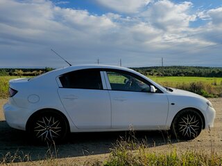 2008 Mazda 3 I (BK) Рестайлинг, белый, 695000 рублей, вид 3