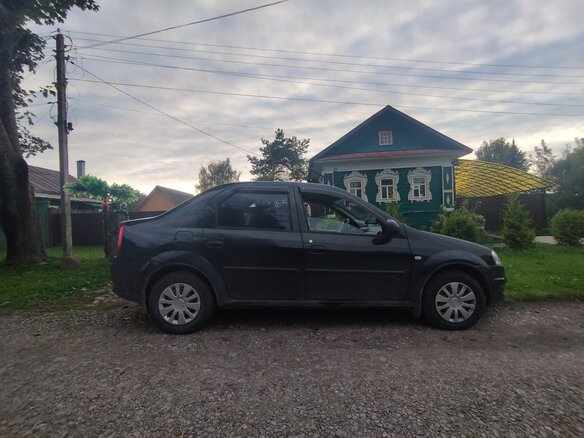 2010 Renault Logan I Рестайлинг, чёрный, 275000 рублей - вид 10