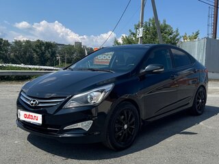 2016 Hyundai Solaris I Рестайлинг, чёрный, 800000 рублей, вид 1