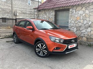 2019 Lada (ВАЗ) Vesta SW Cross I, оранжевый, 1050000 рублей, вид 3
