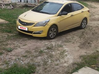 2016 Hyundai Solaris I Рестайлинг, жёлтый, 550000 рублей, вид 1