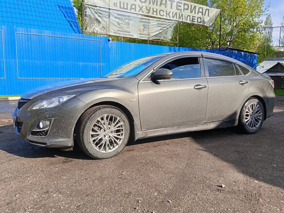 2011 Mazda 6 II (GH) Рестайлинг, серый, 1250000 рублей - вид 1