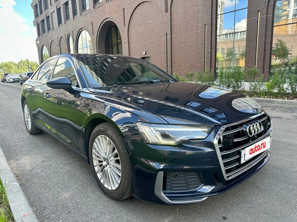 2020 Audi A6 40 TDI V (C8), синий, 3690000 рублей - вид 1