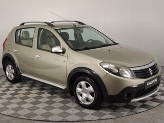 2012 Renault Sandero I, бежевый, 740000 рублей, вид 3