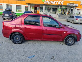 2013 Renault Logan I Рестайлинг, красный, 350000 рублей, вид 2
