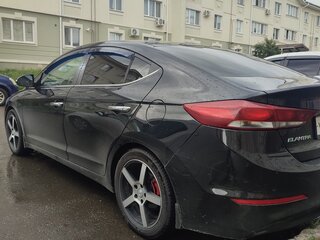 2016 Hyundai Elantra VI (AD), чёрный, 1250000 рублей, вид 4