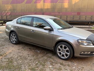 2012 Volkswagen Passat B7, бежевый, 630000 рублей, вид 3