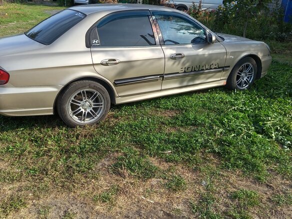 2005 Hyundai Sonata IV (EF) Рестайлинг, бежевый, 349000 рублей - вид 1