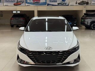 2022 Hyundai Elantra VII (CN7), белый, 1680000 рублей, вид 2