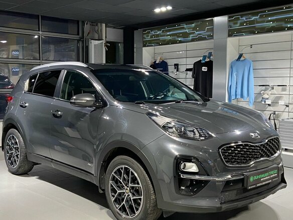 2019 Kia Sportage IV Рестайлинг, серый, 2100000 рублей - вид 3
