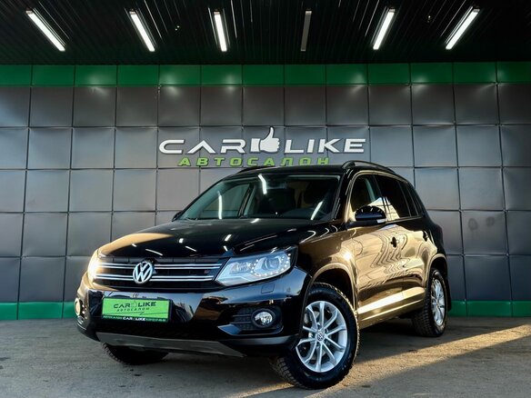2014 Volkswagen Tiguan I Рестайлинг, чёрный, 1749000 рублей - вид 1