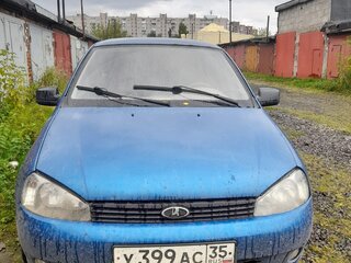 2008 Lada (ВАЗ) Kalina I, синий, 110000 рублей, вид 2
