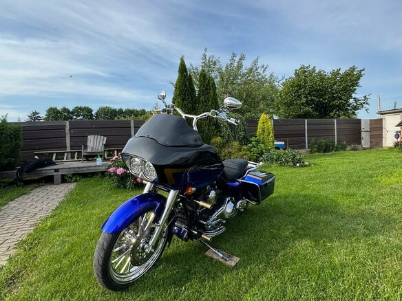 2007 Harley-Davidson CVO Road Glide, синий, 1000000 рублей - вид 9