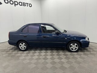 2008 Hyundai Accent ТагАЗ II, синий, 390000 рублей, вид 4