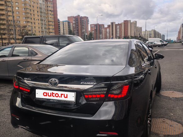 2013 Toyota Camry VII (XV50), чёрный, 1410000 рублей - вид 3