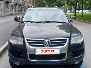 2008 Volkswagen Touareg I Рестайлинг, чёрный, 1900000 рублей, вид 1